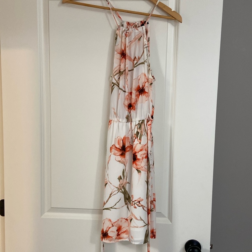 Dynamite Floral Halter Dress - Size XS